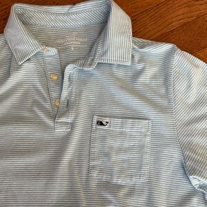 Vineyard Vines Edgartown Light Blue Polo Shirt